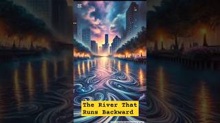 The River That Runs Backward –Strange Phenomenon#explore#facts#sea #ocean#river#nature#shorts