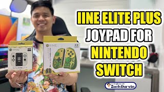 IINE ELITE PLUS Zelda Edition for Nintendo Switch : Unboxing \u0026 Review | Best Joycon Replacement?