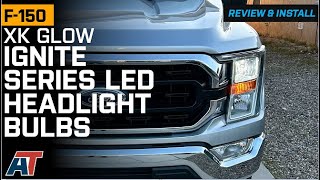 2015-2023 F-150 XK Glow IGNITE Series Compact LED Headlight Bulbs Review \u0026 Install