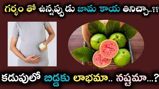 గర్భిణీలు జామకాయ తింటే మంచిదేనా..? | Eating Guava During Pregnancy |Chinni nestham