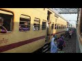 loco failure 53063 barddhaman tinpahar passenger train indian railways video in 4k ultra hd