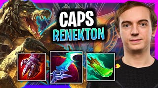 CAPS BRINGS BACK RENEKTON MID! | G2 Caps Plays Renekton Mid vs Yasuo!  Season 2024