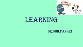 Learning-Theories of Learning- Organisational Behaviour