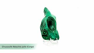 Vide poche en Chrysocolle et Malachite (Congo)