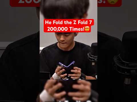 Can The Galaxy Z Fold 7 Survive 200 000 Folds Transcript Cockatoo