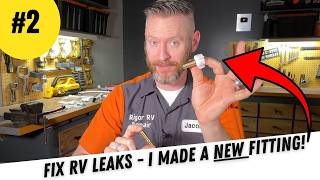 How to fix RV flexible tubing plumbing leaks - Tutorial (Part 2)