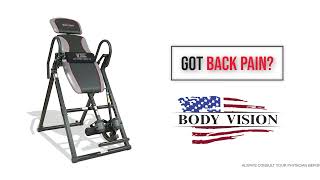 BodyVision IT9690 Inversion Table | Best solution for back pain and inversion therapy