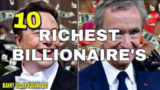 10 Pinaka Mayamang Tao sa Mundo 2023 |Richest People in the World