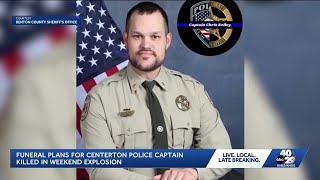 Funeral arrangements set for Centerton Police captain