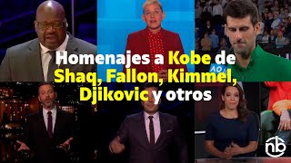 Conmovedores homenajes a Kobe de Shaq, Fallon, Kimmel, Djikovic y otros