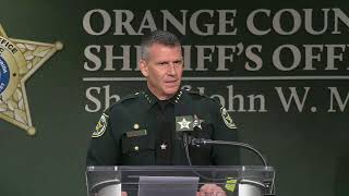 Sheriff John Mina update on homicide arrest