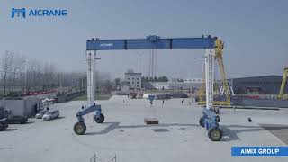 Aicrane YTL 40ton rubber gantry crane