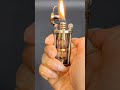 kerosene oil lighter solid brass antique style flint wheel oil petrol metal cigarette lighter shorts