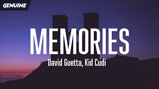 David Guetta Memories Lyrics tiktok ft Kid Cudi