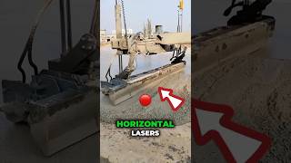 Self-Leveling Concrete Laser Screed Machine |Good tools and machinery #shorts #machine #construction