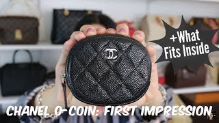 Chanel O-coin  First Impressions  What Fits Inside