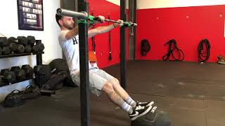 Bar Muscle Up Pull Down To Hollow Hold