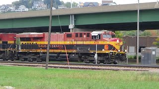 CPKC 261 meets 260 at Dubuque, IA September 22, 2023