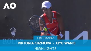 Viktoria Kuzmova v Xiyu Wang Highlights (1R) | Australian Open 2022