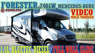 2018 Forest River Forester 2401W C-Class motorhome, walk through video