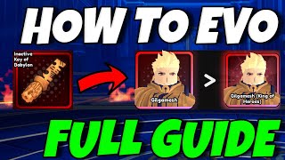 HOW TO EVO GILGAMESH FULL GUIDE IN 3M | ANIME VANGUARD