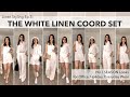 STYLING WHITE LINEN COORD SETS: HOT SEASON LOOKS FOR OFFICE, HOLIDAY & EVERYDAY WEAR (Ep.5)