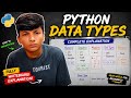 Python Data Types Explained | int, float, str, list&set | Complete Whiteboard Tutorial for Beginners