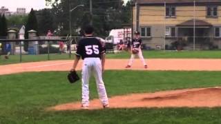 Matthew pitching vs Minors - June 22, 2015~2