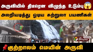 குற்றால அருவியில் திடீரென விழுந்த ராட்சத உடும்பு😱Courtallam | Tenkasi