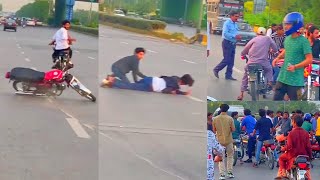 Bike Stunts Goes Wrong Islamabad | Pindi Boys Wheeling