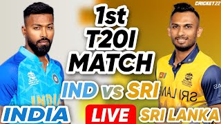 Live: India vs Srilanka 1st T20,Wankhede | Ind vs Sl T20 Match Live