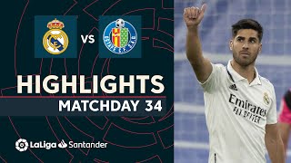 Resumen de Real Madrid vs Getafe CF (1-0)