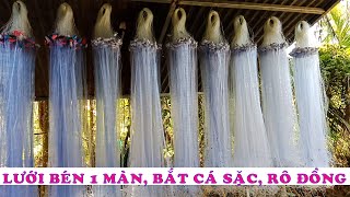 Bán lưới cá sặc, lưới cá rô đồng, lưới bén lưới 1 màn Thơm Rơm   Cần Thơ