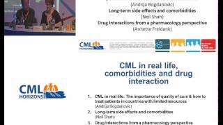 CML Horizons 2014: Long-term side effects and comorbidities (Neil Shah)