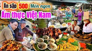 1216. Ăn toàn món ngon tại lễ hội Văn hóa ẩm thực món ngon Sài Gòn tourist ở khu du lịch Văn Thánh