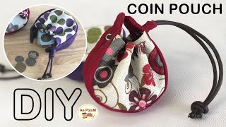 DIY MINI COIN POUCH BAG | วิธีทำกระเป๋าใส่เหรียญปากรูด