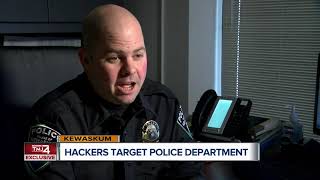 Hackers target police department