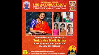 Nama20 - The Asthika Samaj (KOCHU GURUVAYOOR) Matunga Live Stream 17-04-2022