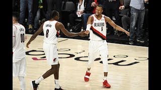 Best Plays from 4OT in Blazers' Game 3 Win Over Nuggets