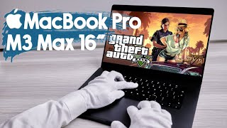 Apple MacBook Pro M3 Max Unboxing \u0026 Gaming Test (CrossOver, MAS, Steam)