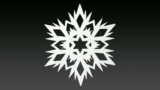 Paper snowflake tutorial ? - Look here! Snowflakes in 5 minutes