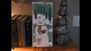 Blue Christmas DIY Snowmen, Trees & More