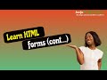 HTML Forms: Select, Textarea, Button, and More!