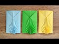 EASY PAPER ENVELOPE WITH LEAF | Origami Craft | Tutorial by ColorMania