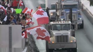 Protest convoy rolls through Toronto