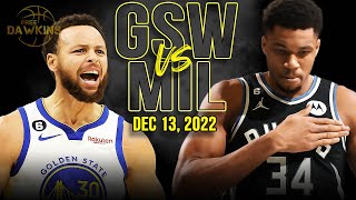 Golden State Warriors vs Milwaukee Bucks Full Game Highlights | December 13, 2022 | FreeDawkins