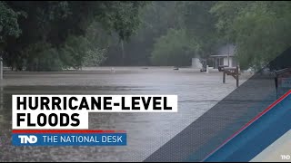 Flooding threatens parts of Texas, more to come. The National Desk tells us how long it's expected.