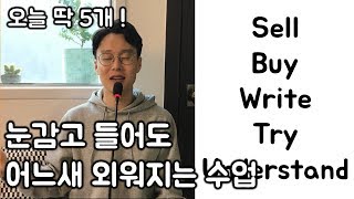 모르면 안되는 영단어 #25 _ 가장 자주쓰이는 동사5개 _ 영어 회화 기초  (친절한 대학 정주행 82편)