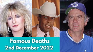 5 Famous Deaths Last Week December 2022 / Celebrity Deaths 2022 / Actors Died Today / Very Sad News