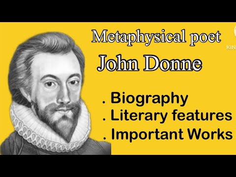 John Donne ||Metaphysical Poet John Donne || #literarytalks ||Biography ...